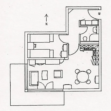 Апартаменты Residenz Am 2-41 Цингст